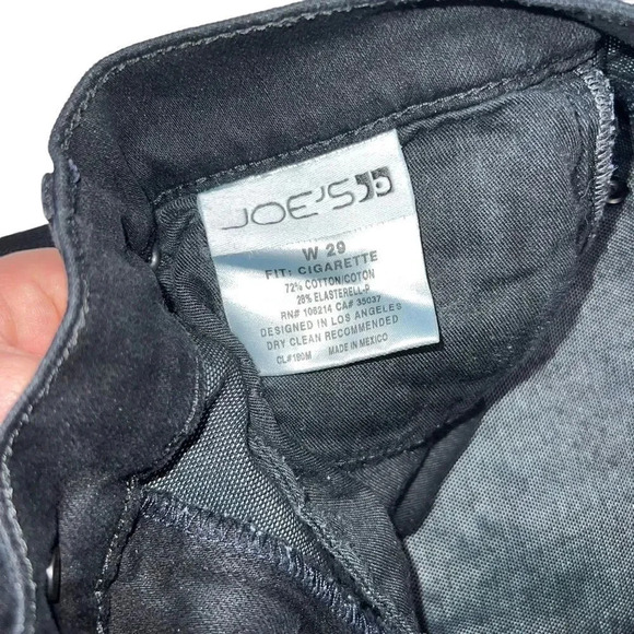 Joes Jeans Cigarette Fit in Dark Tate Wash Short Length Size 29 Rise 8” - Picture 11 of 14